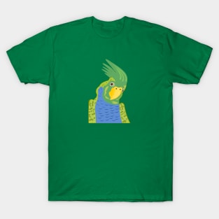 Green parrot T-Shirt